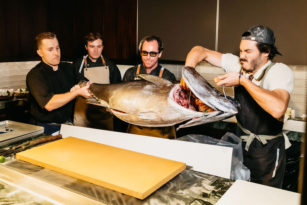 Live Bluefin Tuna Cutting for Unforgettable Private Events (100+ guests)